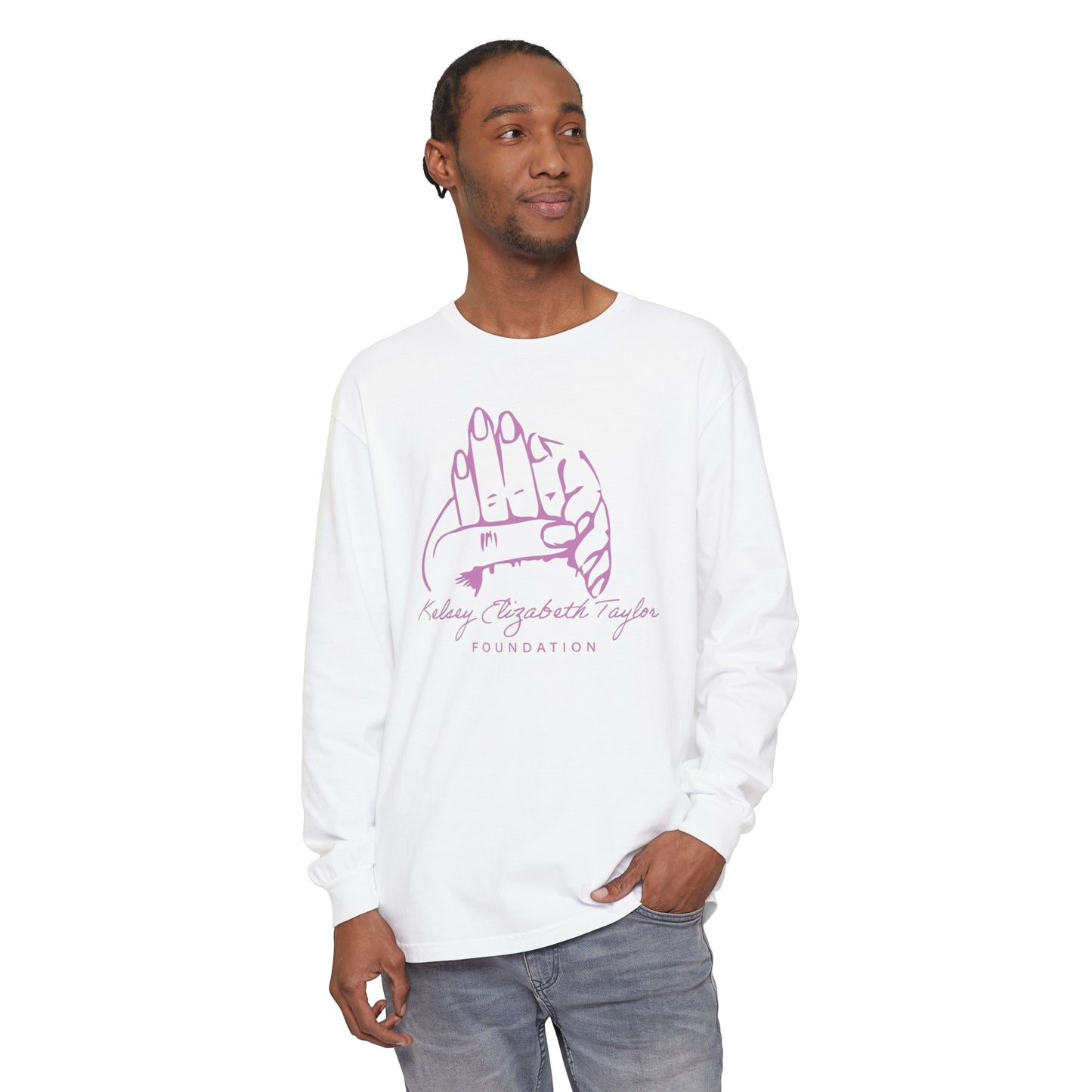 Unisex Garment-dyed Long Sleeve T-Shirt