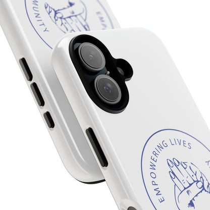 Phone Case — “Empowering Lives Through Community” Minimalist Protective Case