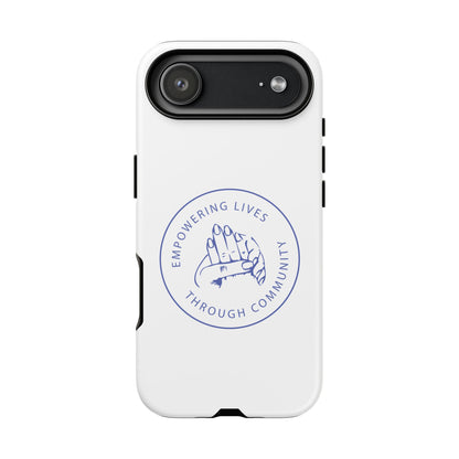 Phone Case — “Empowering Lives Through Community” Minimalist Protective Case