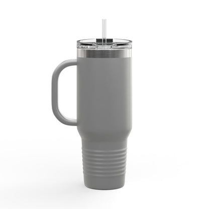 40oz Insulated Travel Mug — Prayer Hands Design (Stay Blessed)