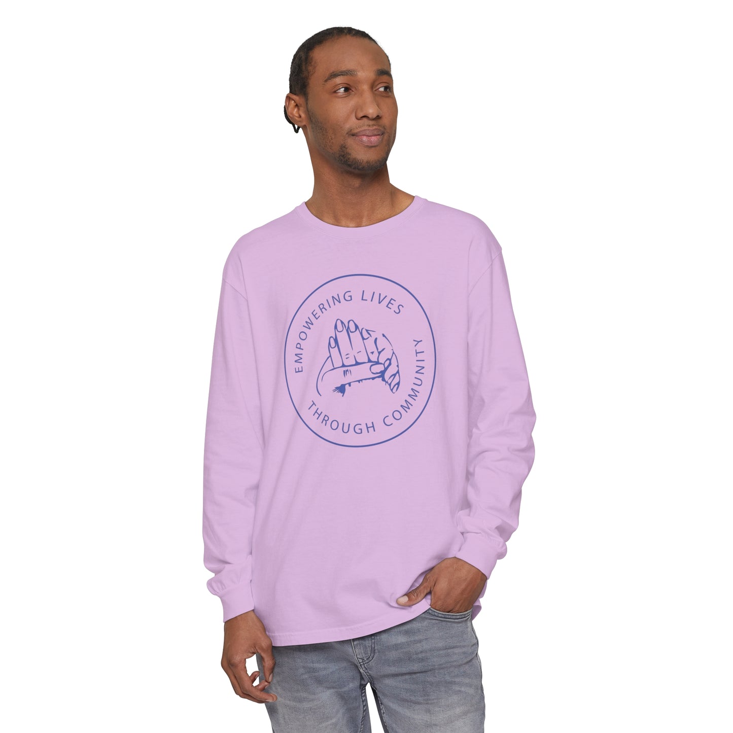 Unisex Garment-dyed Long Sleeve T-Shirt