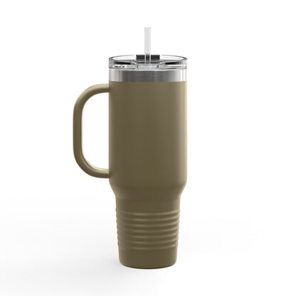 40oz Insulated Travel Mug — Prayer Hands Design (Stay Blessed)
