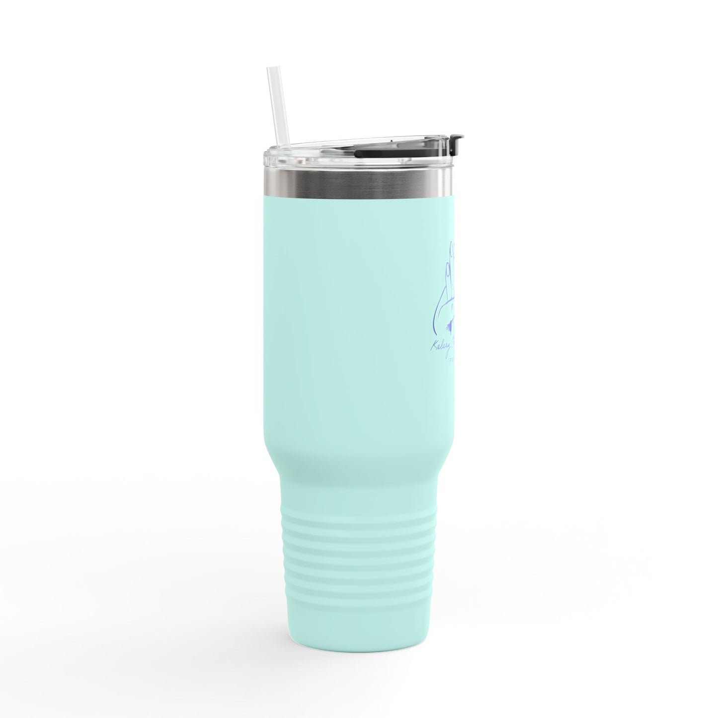 40oz Insulated Travel Mug — Prayer Hands Design (Stay Blessed)