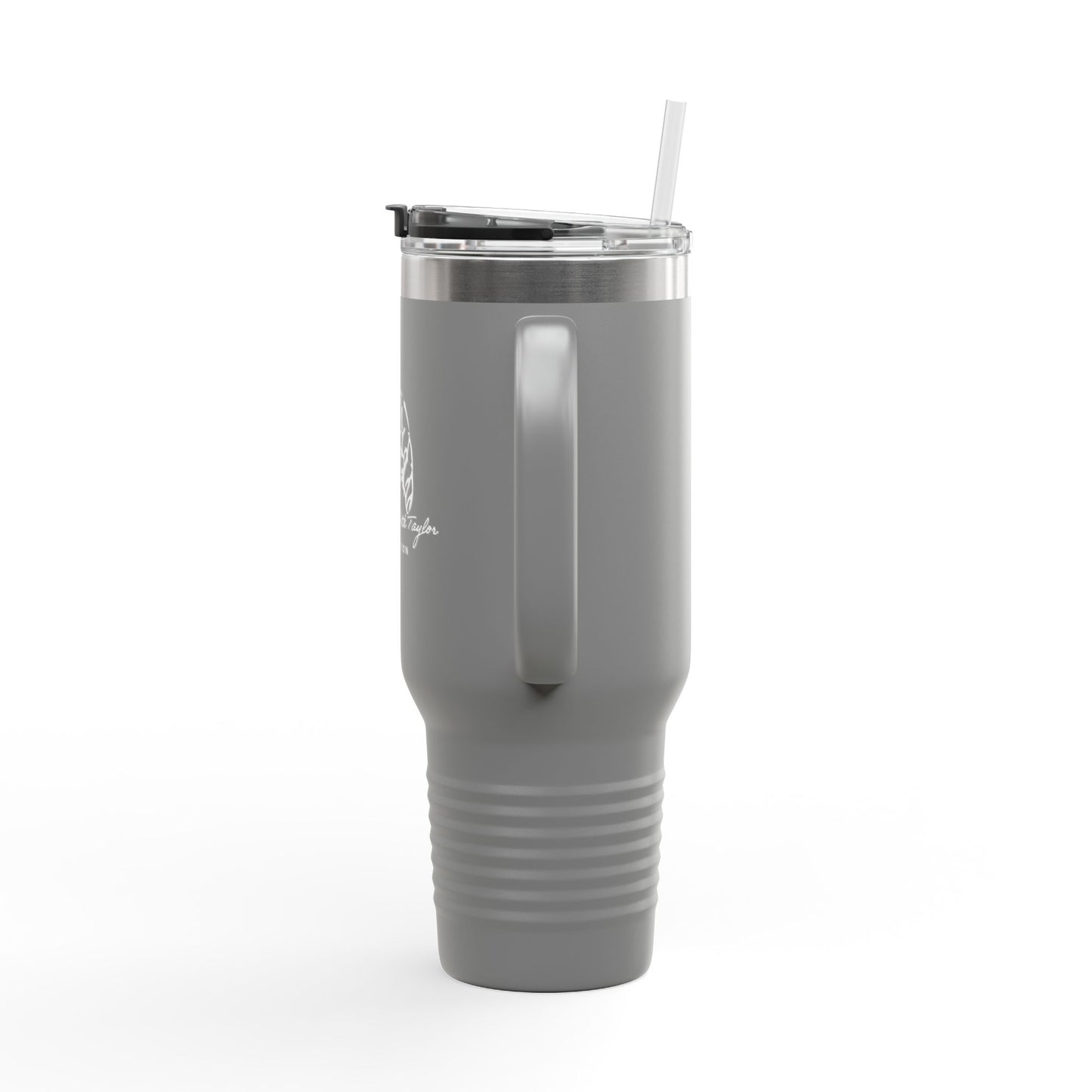 40oz Insulated Travel Mug — Prayer Hands Design (Stay Blessed)
