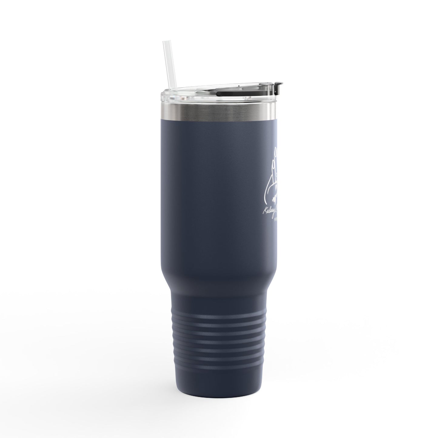 40oz Insulated Travel Mug — Prayer Hands Design (Stay Blessed)