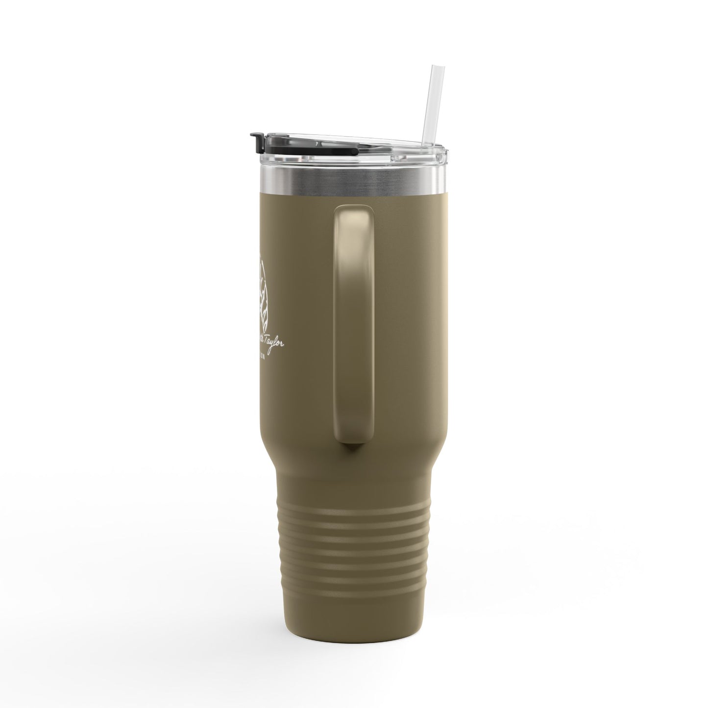 40oz Insulated Travel Mug — Prayer Hands Design (Stay Blessed)