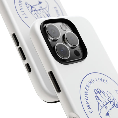 Phone Case — “Empowering Lives Through Community” Minimalist Protective Case
