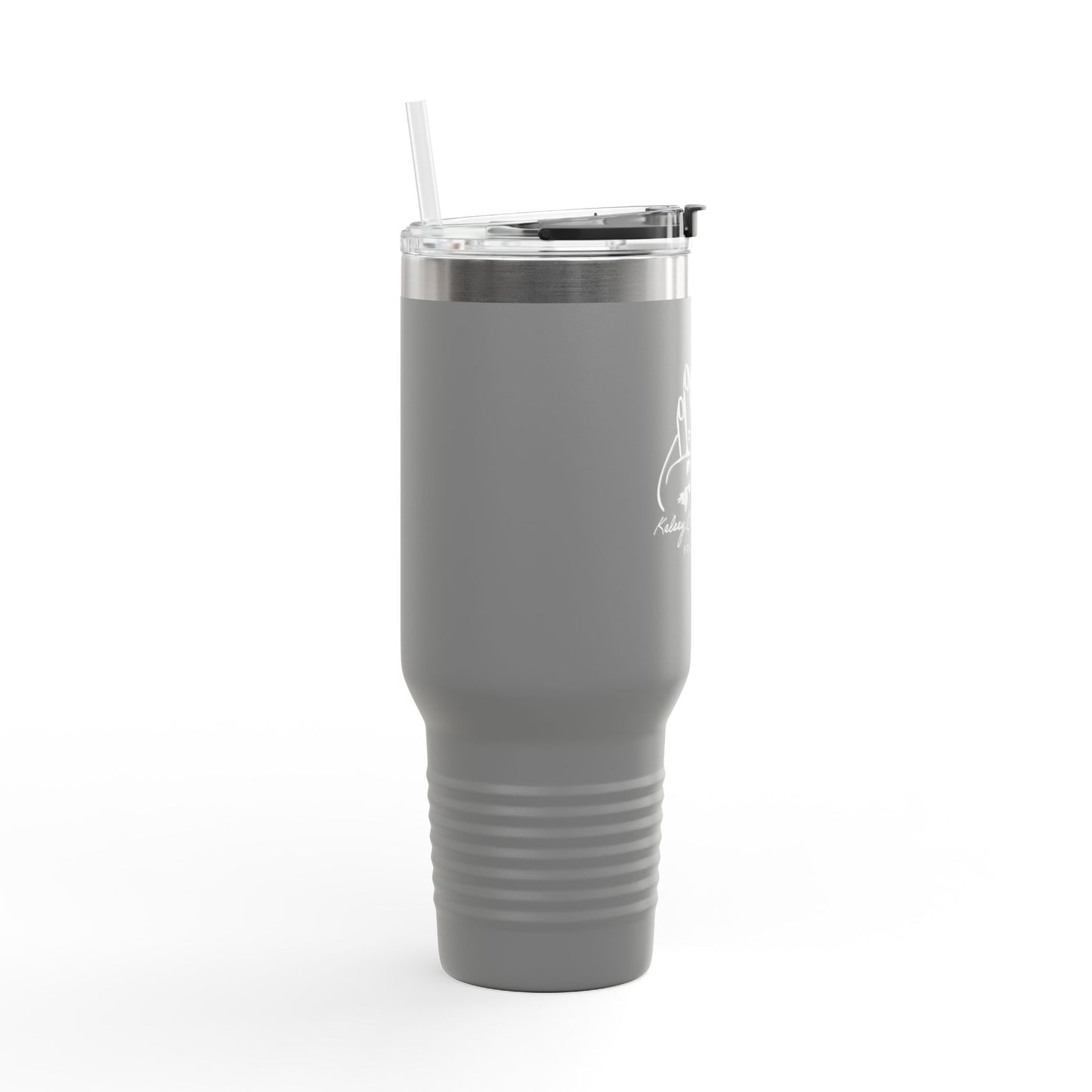 40oz Insulated Travel Mug — Prayer Hands Design (Stay Blessed)