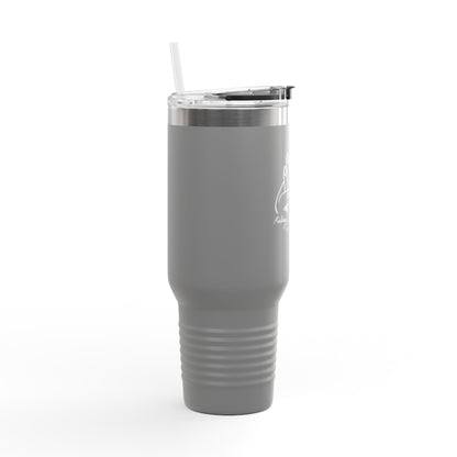 40oz Insulated Travel Mug — Prayer Hands Design (Stay Blessed)