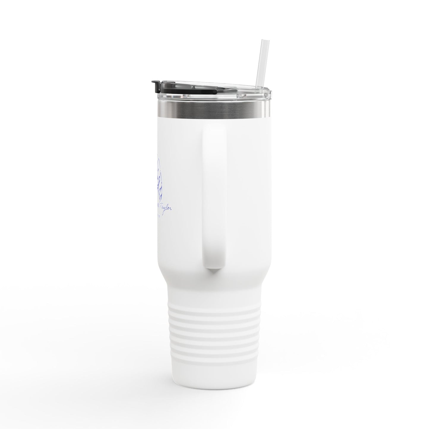 40oz Insulated Travel Mug — Prayer Hands Design (Stay Blessed)