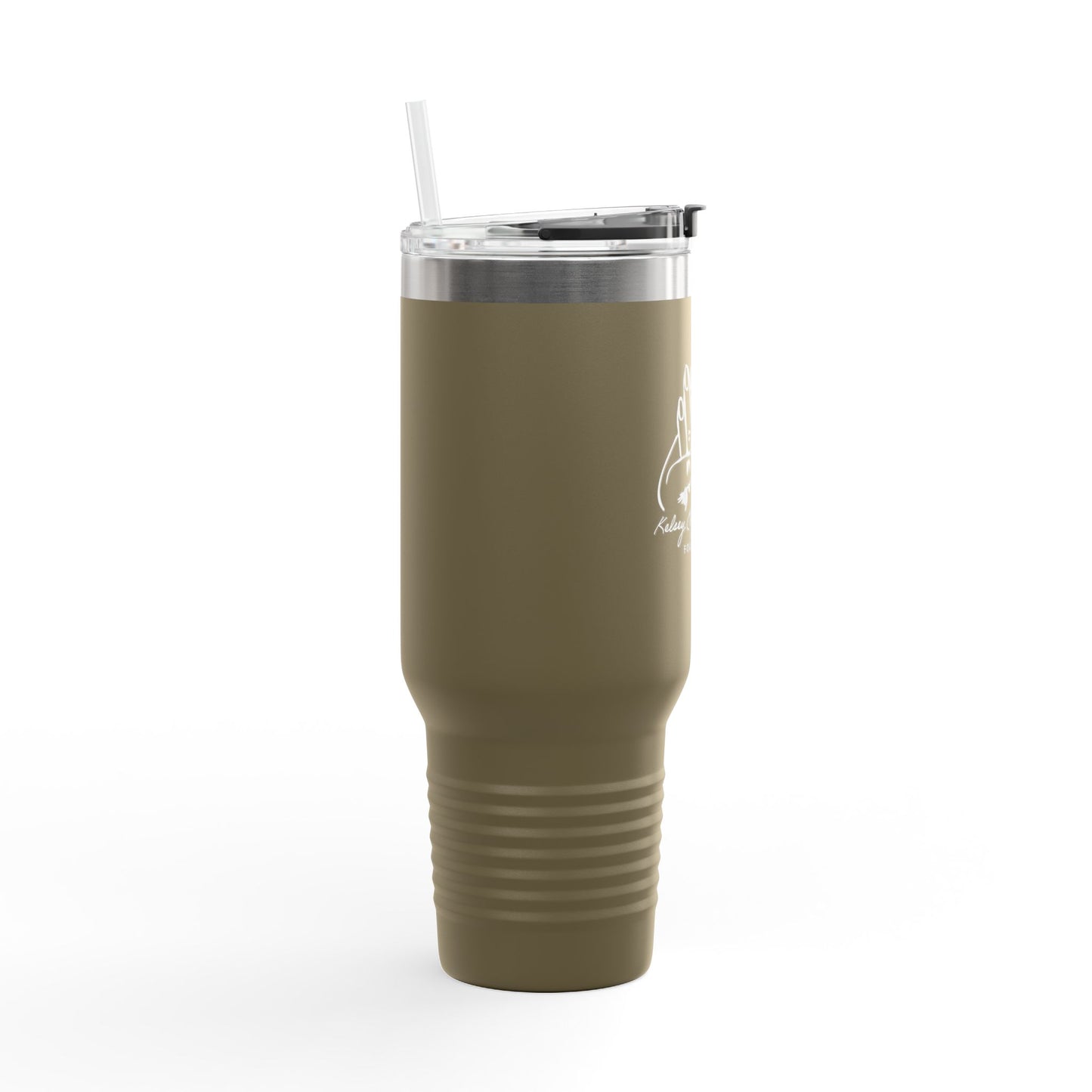 40oz Insulated Travel Mug — Prayer Hands Design (Stay Blessed)