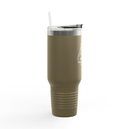 40oz Insulated Travel Mug — Prayer Hands Design (Stay Blessed)