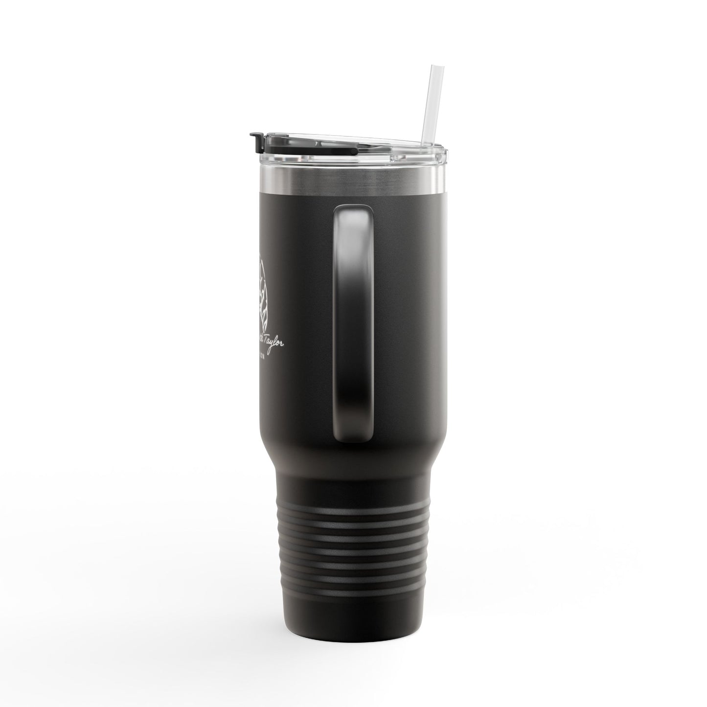 40oz Insulated Travel Mug — Prayer Hands Design (Stay Blessed)