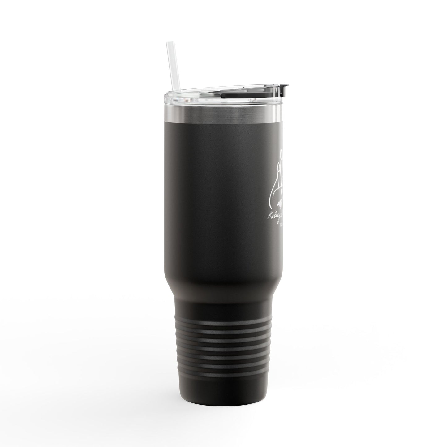 40oz Insulated Travel Mug — Prayer Hands Design (Stay Blessed)