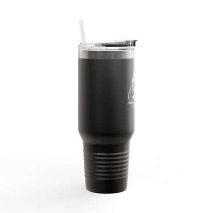 40oz Insulated Travel Mug — Prayer Hands Design (Stay Blessed)