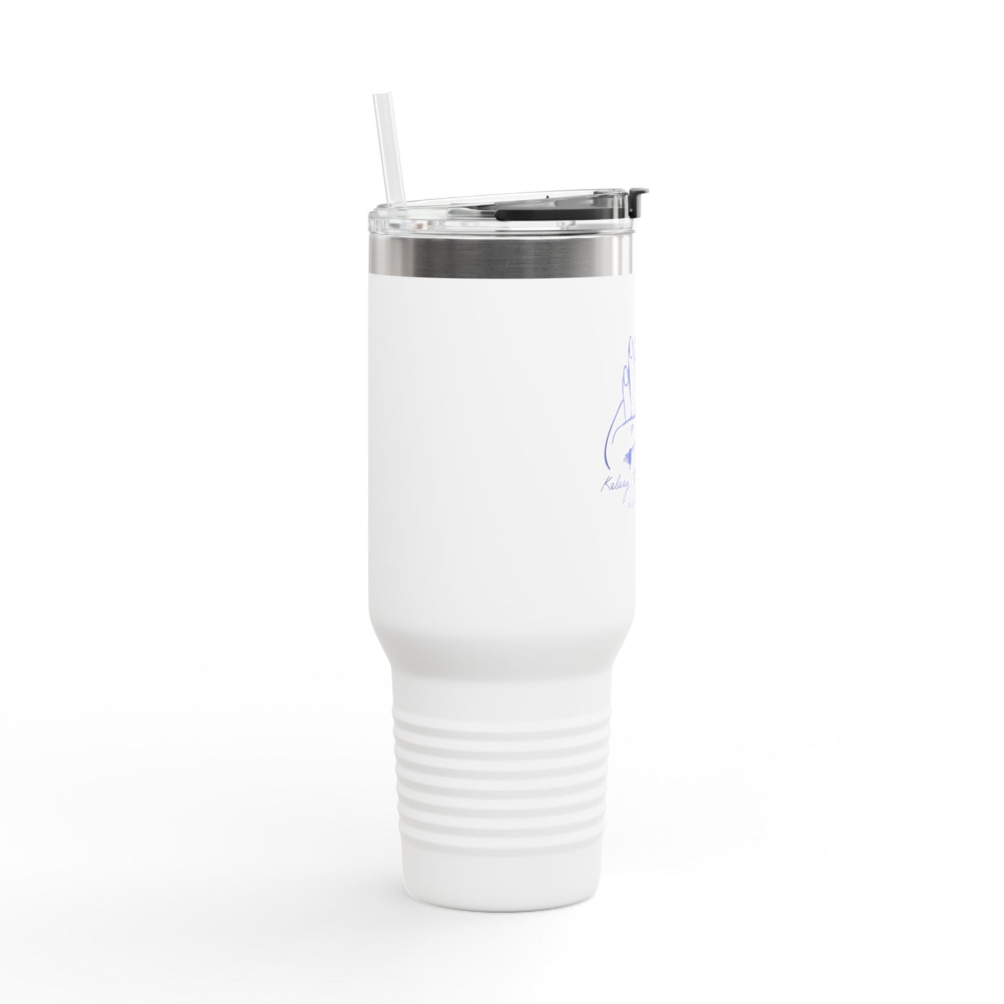 40oz Insulated Travel Mug — Prayer Hands Design (Stay Blessed)