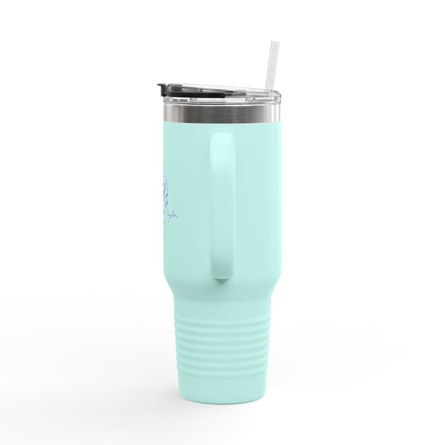 40oz Insulated Travel Mug — Prayer Hands Design (Stay Blessed)